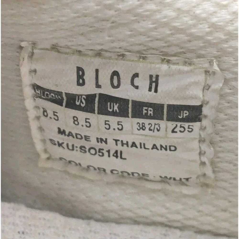Bloch Trinity Dance Sneaker Women 8.5 UK 5.5 S0514L NWOT White Shoes Studio Hip